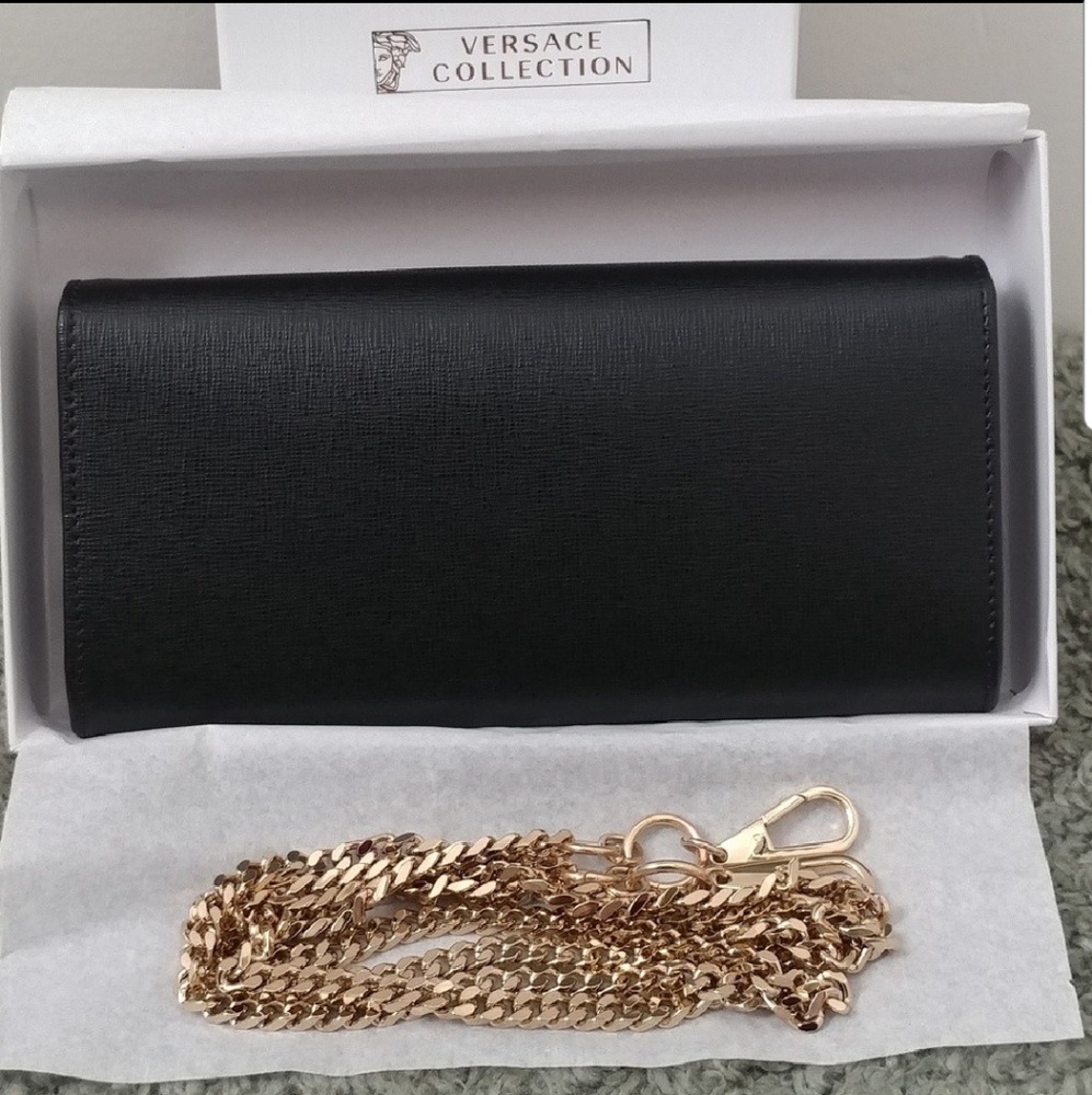 Versace Collection Saffiano Leather Mini Crossbody - Picture 3 of 6